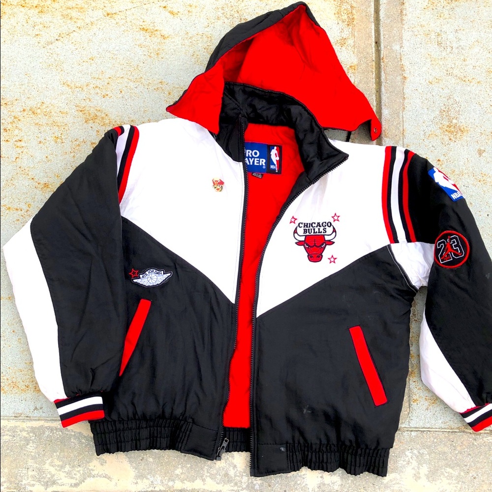 New vintage bulls pro player jacket